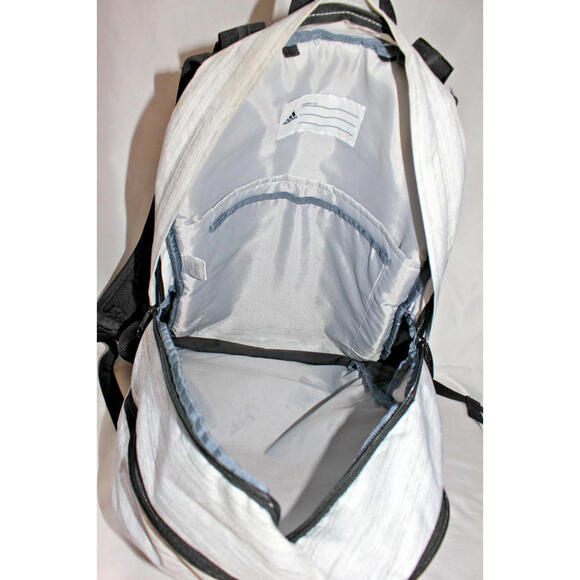Adidas Unisex Prime 6 Backpack, Two Tone White/Black One Size, Laptop Sleeve - Picture 14 of 15